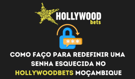 Como faço para redefinir uma senha esquecida no Hollywoodbets Moçambique