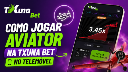 Como jogar Aviator na Txuna Bet no telemóvel